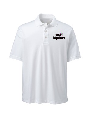 Short Sleeve Cotton Polo T-Shirt White